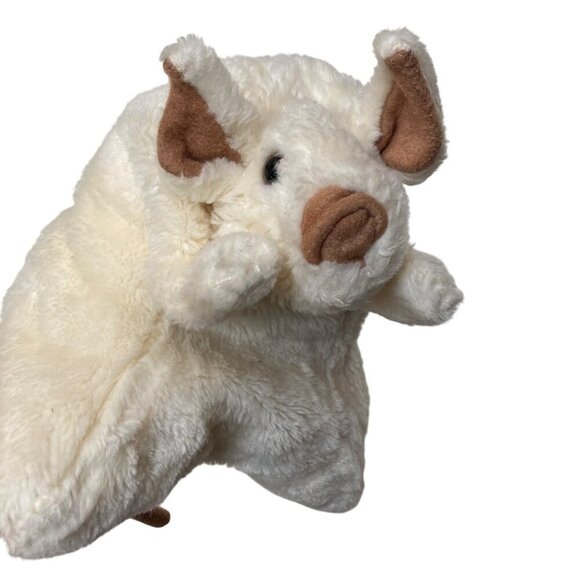 Vintage Dakin Animal Hand Puppets Raccoon Wolf Owl Koala Country Critters Pig - Picture 2 of 16